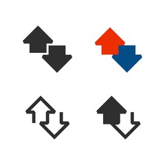 Up and down arrows