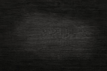 Black wooden wall background, texture of dark bark wood with old natural pattern for design art work, top view of grain timber.