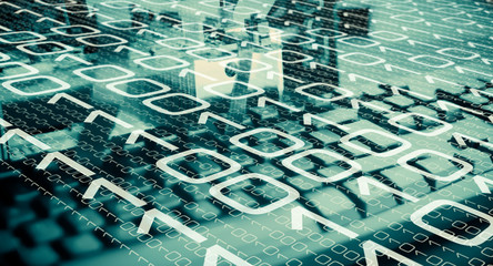 Abstract random binary code, internet encrypting