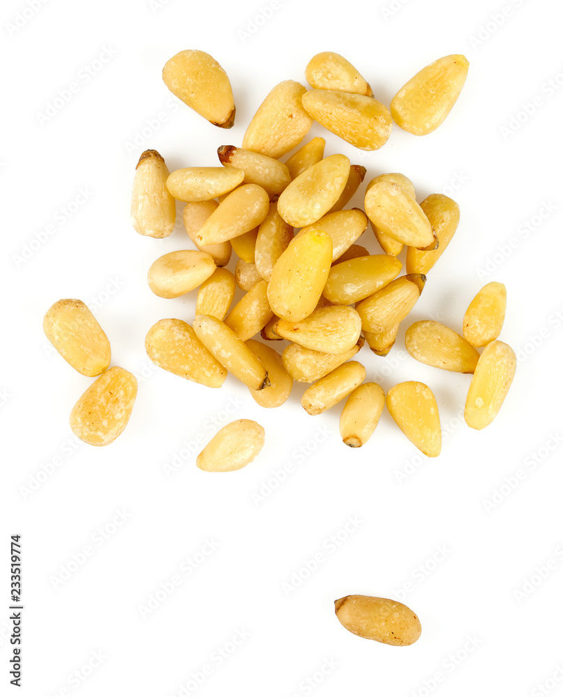 Canvas Prints pine nuts isolated