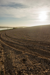 The Guadiana river next to the tables of daimiel