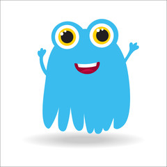 Cute monster vector illustration