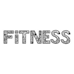 Fitness. Mandala.