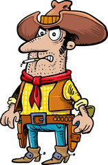 cowboy with gun