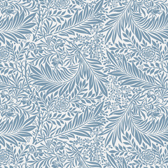 Image of Larkspur by William Morris (1834-1896). Original from The MET Museum. Digitally enhanced by rawpixel. printed on Printed Glass Splashbacks