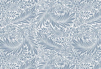 Larkspur by William Morris (1834-1896). Original from The MET Museum. Digitally enhanced by rawpixel.