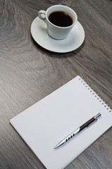 Business desk.