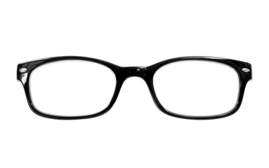 Fototapeta premium Glasses isolated on white background for applying on a portrait