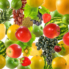 image of many fruit close up