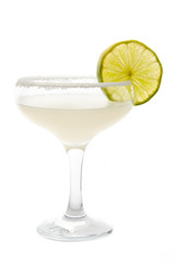 cocktail soft and long-drinks in front of white background