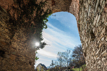 Im Burggraben der Burg Schlaining (A) 