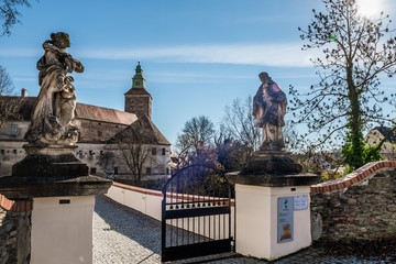 Eingang der Burg Schlaining im Burgenland (A)