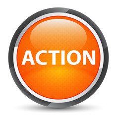 Action galaxy orange round button