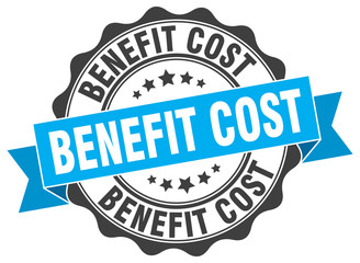 benefit cost stamp. sign. seal