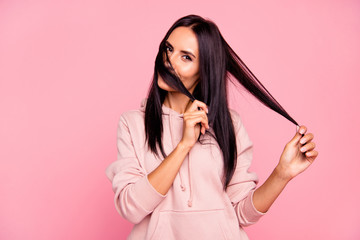 Attractive beautiful good-looking adorable stylish lady she cros