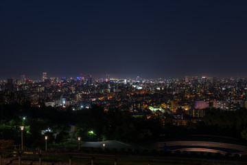 Fototapeta na wymiar 札幌の夜景
