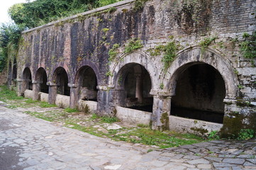 Fototapeta na wymiar Ancient sources of public water, San Gimignano, Tuscany, Italy