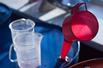 funnel for liquid spills