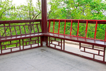 traditional Chinese style pavilion rail