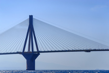 the Rio Antirio bridge or Charilaos Trikoupis Greece