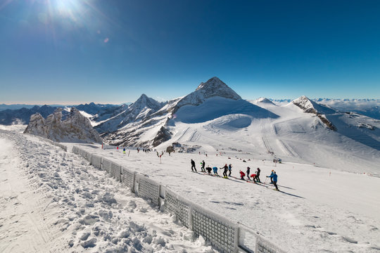 Ski region Hintertux Glacier, Austria.