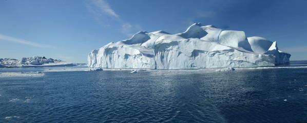Eismeerfahrt, Panorama, vor Ilulissat, Grönland