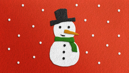 Schneemann Bastelvorlage