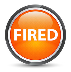 Fired galaxy orange round button