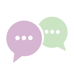 speech bubble icon - communication symbol