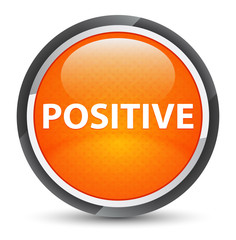 Positive galaxy orange round button