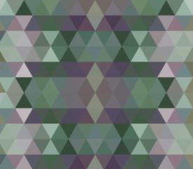 Dark green and purple vector polygon abstract backdrop. Glitter abstract illustration with an elegant triangles.