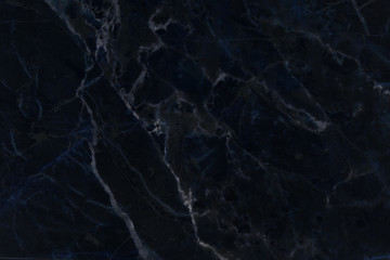 Black marble natural pattern for background, abstract black and white