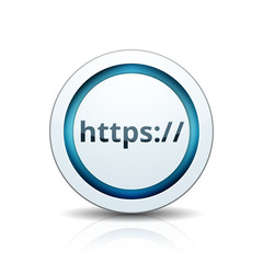 https secure button illustration