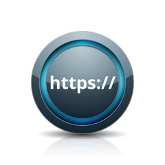 https secure button illustration