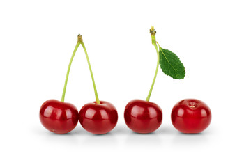 Cherry isolated on white background
