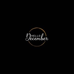 december design template, welcome december