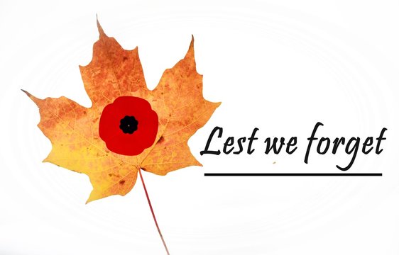 Canada Day, Remembrance Day, Lest we forget, Veterans Day, November