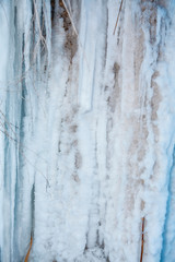 winter details ,natural glacier background 