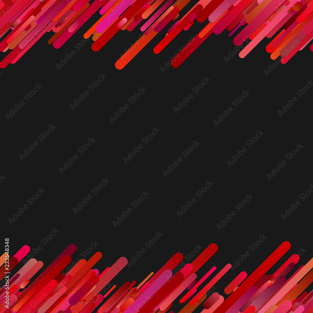 Poster red modern gradient background with seamless diagonal stripe pattern - vector graphic design