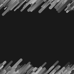 Grey abstract repeating diagonal gradient stripe background pattern - trendy vector graphic design