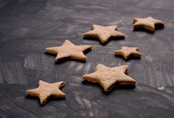 Cookies in a shape of stars