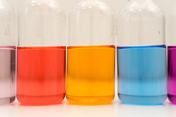 test tubes in the laboratory