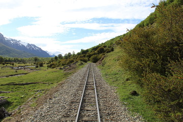Landscape  train tracks