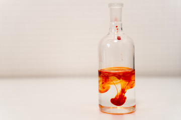 test tubes in the laboratory