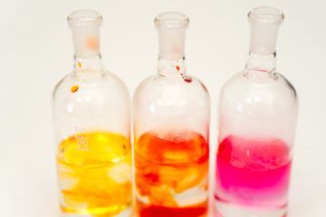 test tubes in the laboratory