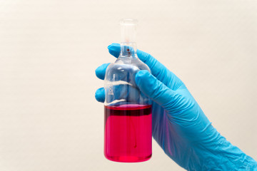 test tubes in the laboratory