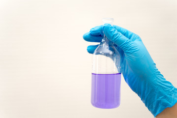 test tubes in the laboratory