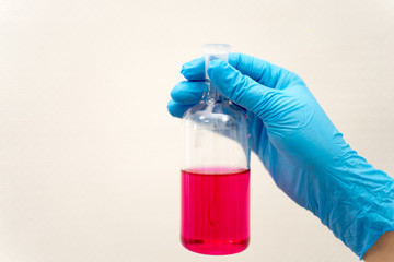 test tubes in the laboratory