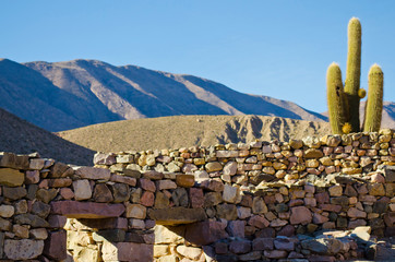 old indigenous constructions in La Quebrada de Humahuaca
