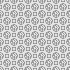 Volleyball outline seamless background